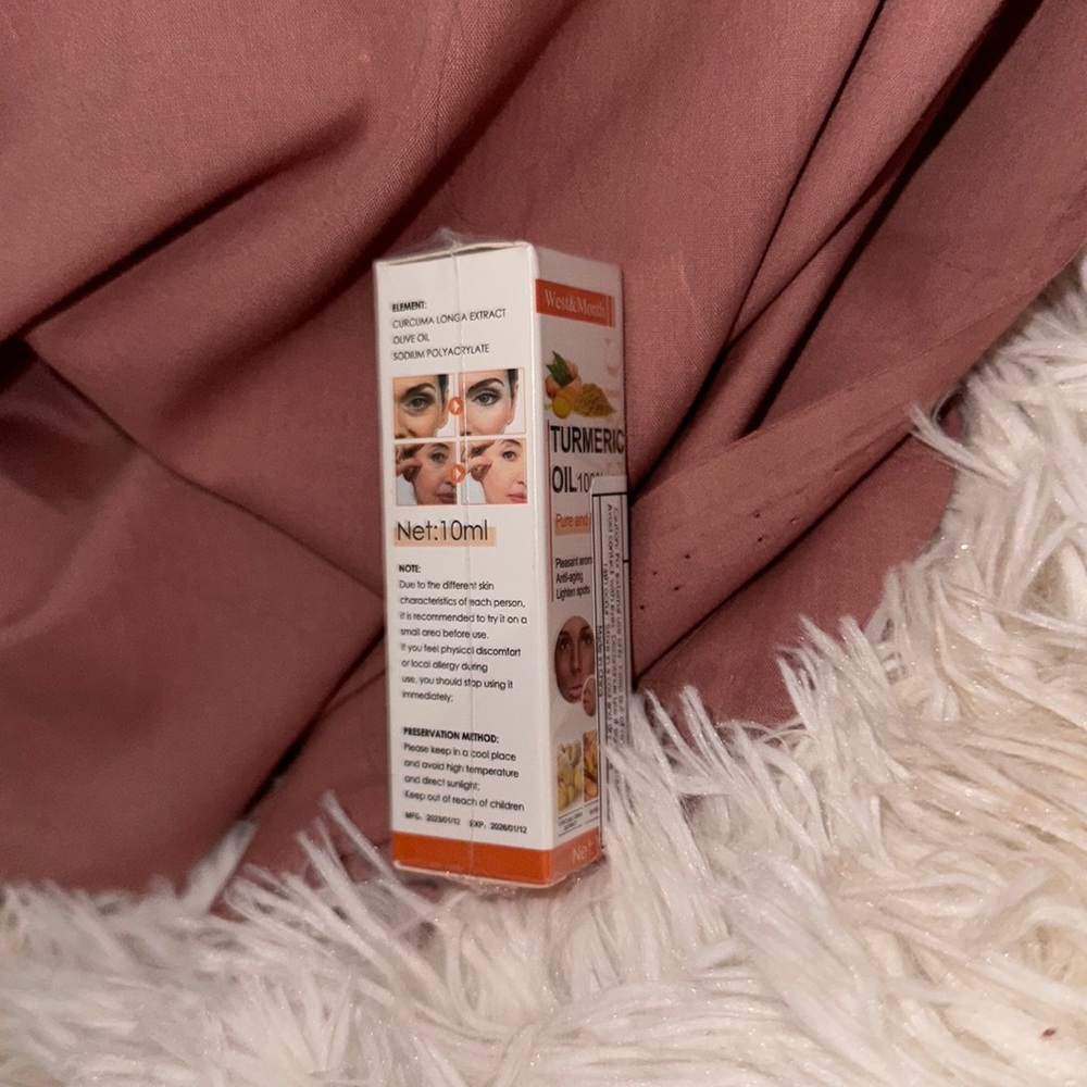Brand new in box facial turmeric oil